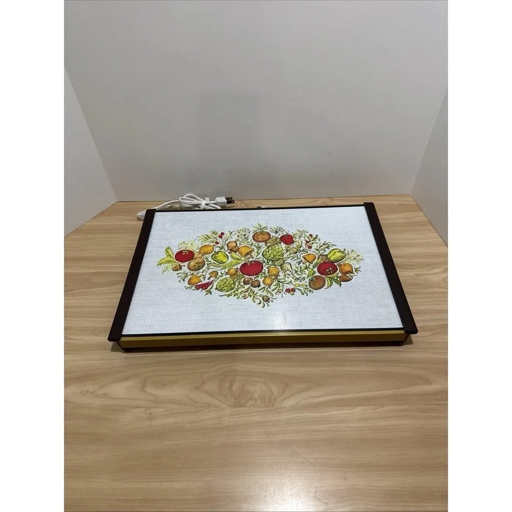 Vintage Warm O Tray Electric Food Warming Model #60 Spice of Life Pattern WORKS